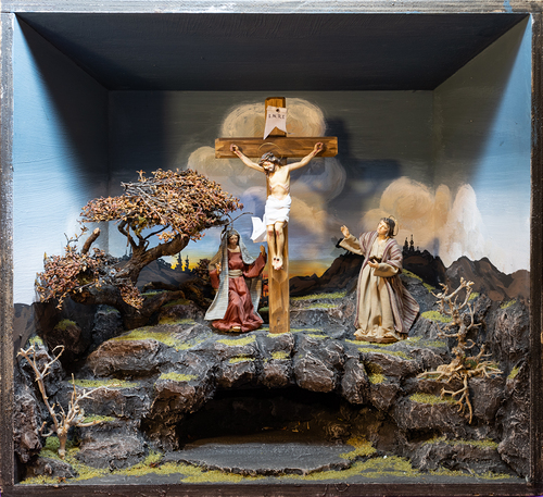 Kastenkrippe / Erzdiözese Wien/ Stephan Schönlaub, Stephan Schönlaub Die Fastenkrippe